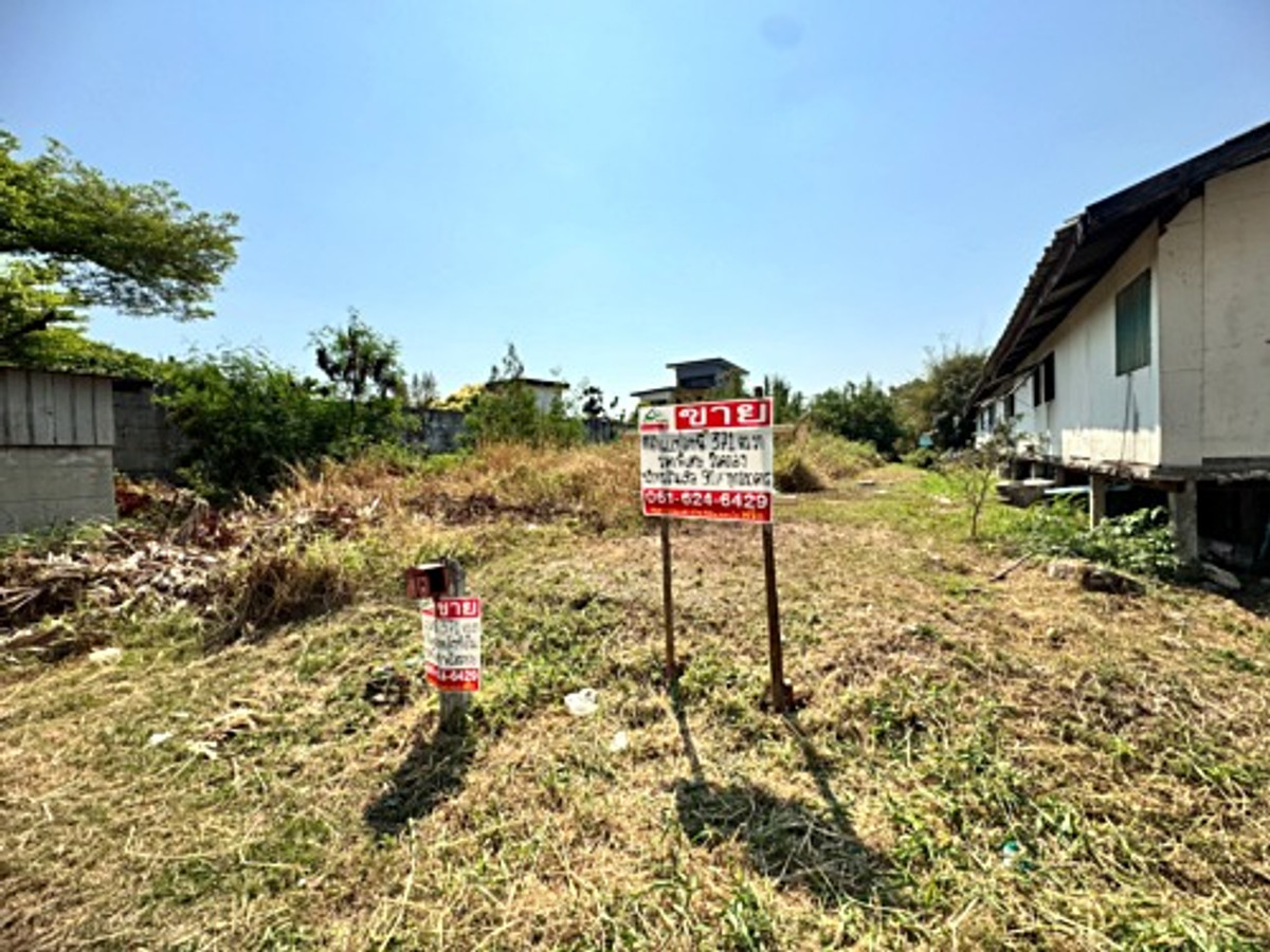 Land for sale, Soi Lat Krabang 3, size 371 sq m (Prachathorn Road), stream view (N.1380)