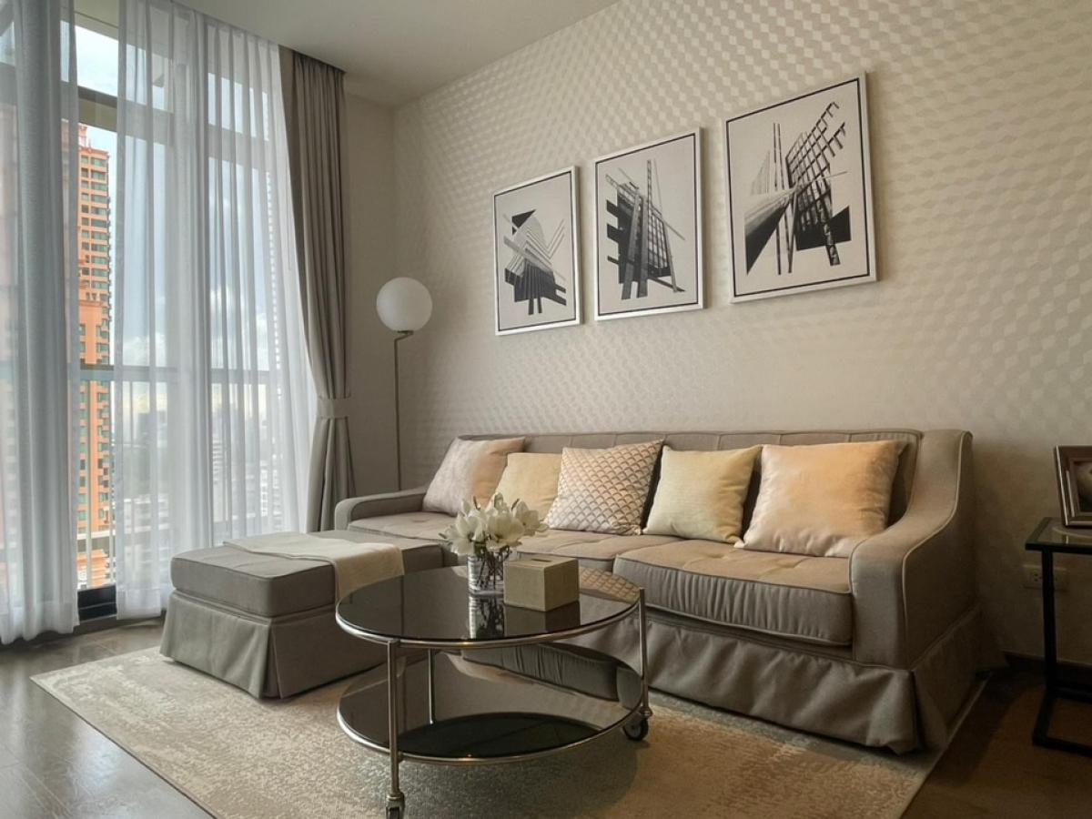 ✅🔥CONDO PARK ORIGIN sukhumvit 24BTS Phrom Phong Rent 52000 baht/month Minimum rental contract 12 months ✅Building 5 #Details ✅ 2 bedrooms, 2 bathrooms and a living room ✅ Size 56 sq m ✅ 17th floor #Electrical appliances ✅ Air conditioner ✅ TV ✅ Refrigerat – รูปที่ 3
