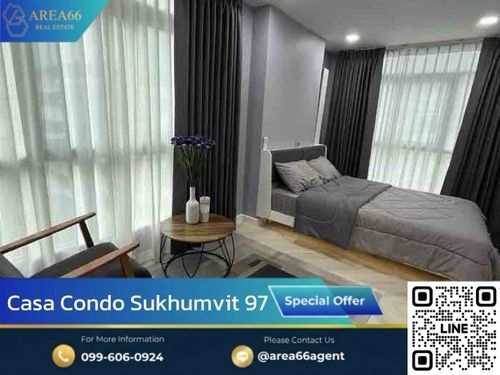 🔥 ขายด่วน!! ราคาดีกว่านี้ไม่มีอีกแล้ว คอนโด Casa Condo Sukhumvit 97