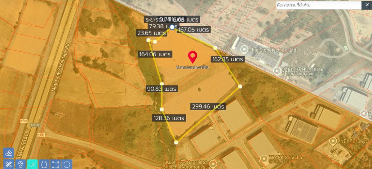 Land for sale on Motorway, Chon Buri And new car resting points, Sriracha Motorway, Orange EEC plan, suitable for housing estate, 44-0-24 rai of warehouse (4.5 negative per rai) Land for sale on Motorway, Chon Buri And new car resting points, Sriracha Motorway, Orange EEC plan, suitable for housing estate, 44-0-24 rai of warehouse (4.5 negative per rai)