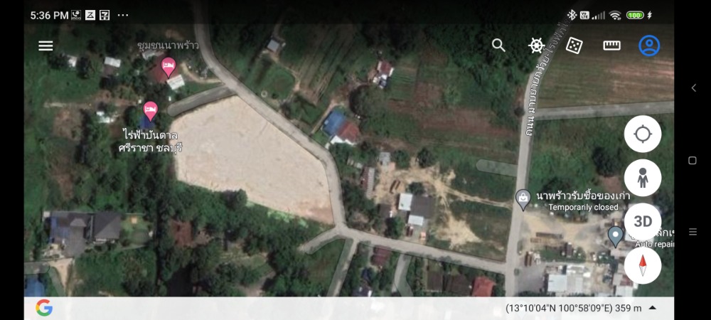 Land for rent, Sriracha, Soi Wat Na Phrao, 3.5 rai Land for rent, Sriracha, Soi Wat Na Phrao, 3.5 rai
