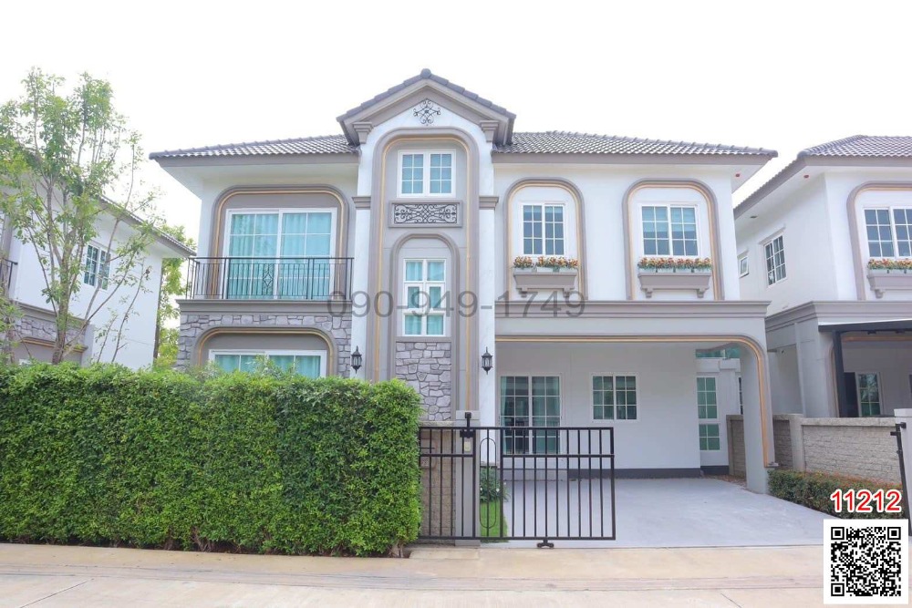 Single house for rent, Grandio Village, Bangna, Km.5, pet friendly, near MEGA Bangna
