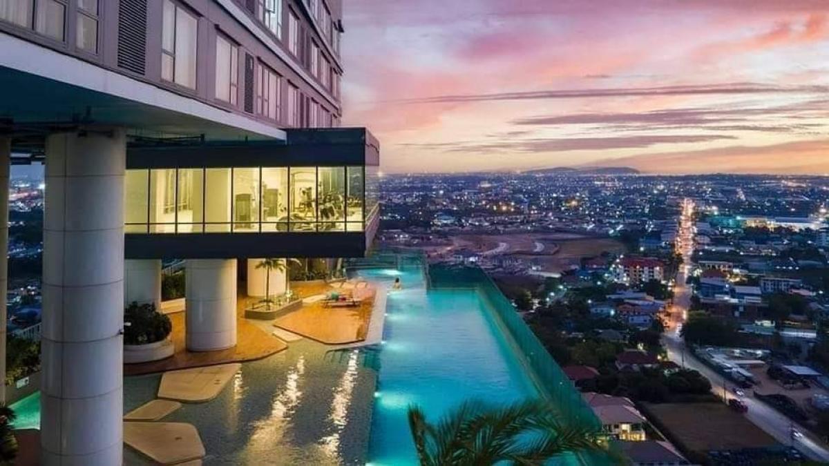 ห้องมุมหายาก วิวทะเล 360 องศา มีมาไม่บ่อย 2 ห้องนอน 2 ห้องน้ำ 72 ตร.ม. ใจกลางเมืองชลบุรี  ไม่เคยให้เช่า ห้องมุมวิวทะเลคอนโด คาซาลูน่าเมสโต ติดเซ็นทรัลชลบุรีวิวทะเล ห้องมุม หาเช่ายากมากในชลบุรี ^_^ ^_^ ^_^ ค่าเช่าเพียง 23,000 บาท  ลดจาก 38,000 บาท💢ให้เช่า – รูปที่ 3