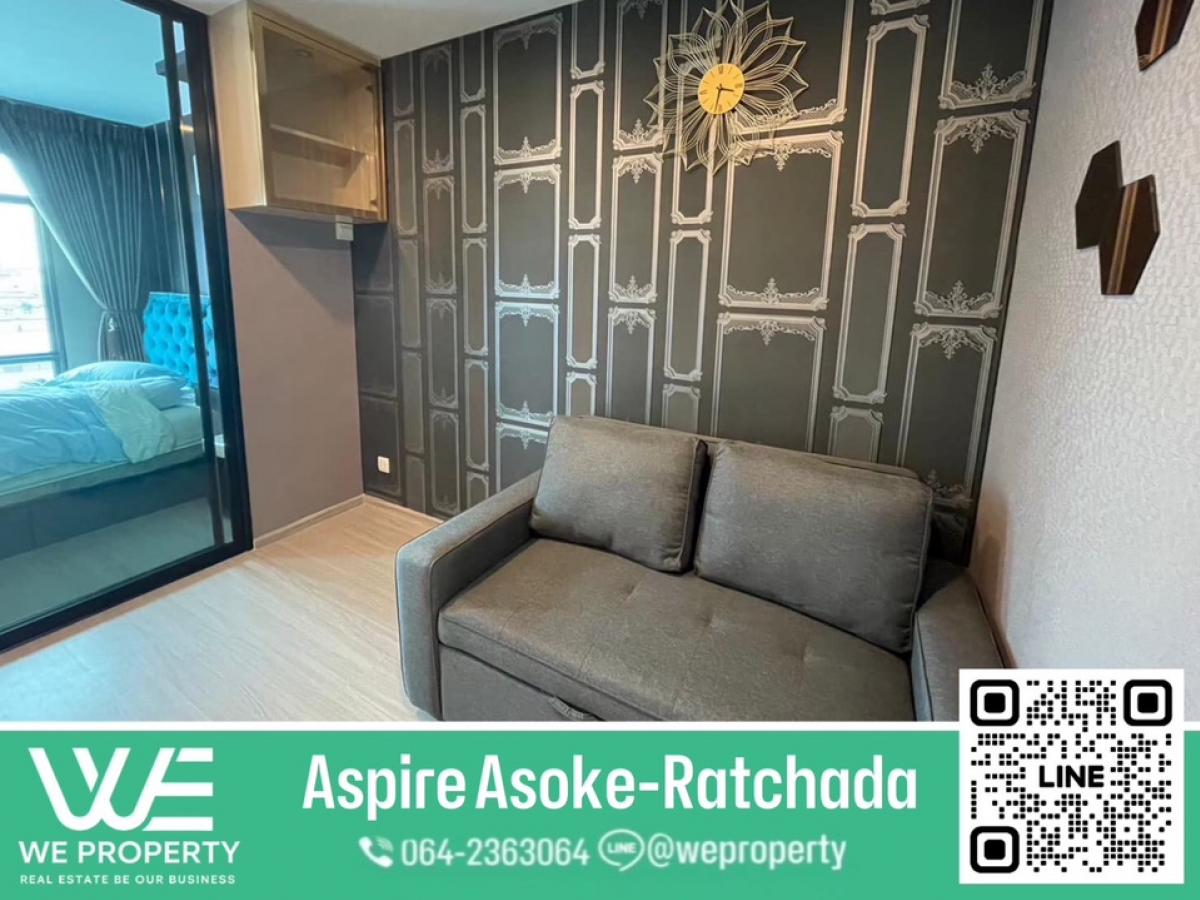 Beautiful city view, ready to move in, fully furnished ⭐️ Aspire Asoke-Ratchada Aspire Asoke-Ratchada Beautiful city view, ready to move in, fully furnished ⭐️ Aspire Asoke-Ratchada Aspire Asoke-Ratchada