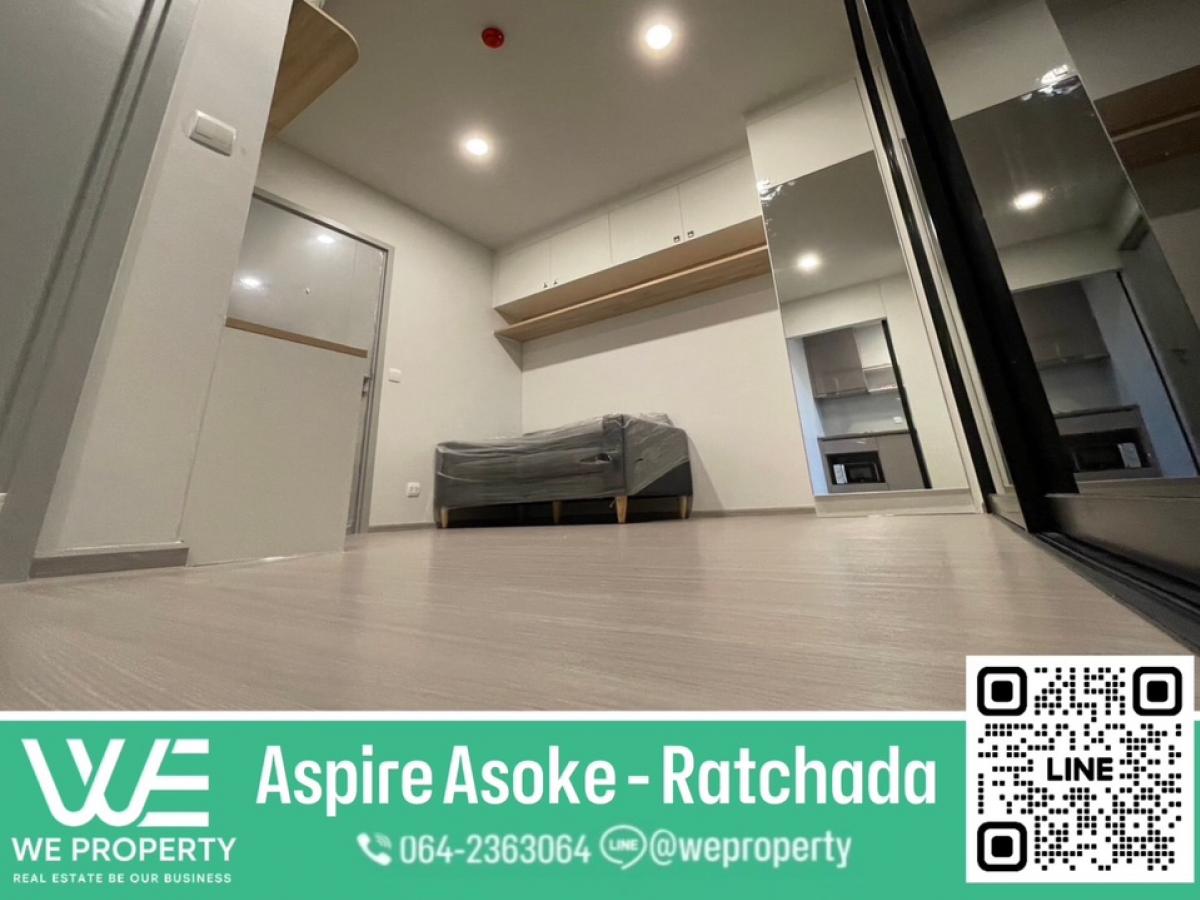 North, beautiful room, good price, furnished⭐Aspire Asoke-Ratchada