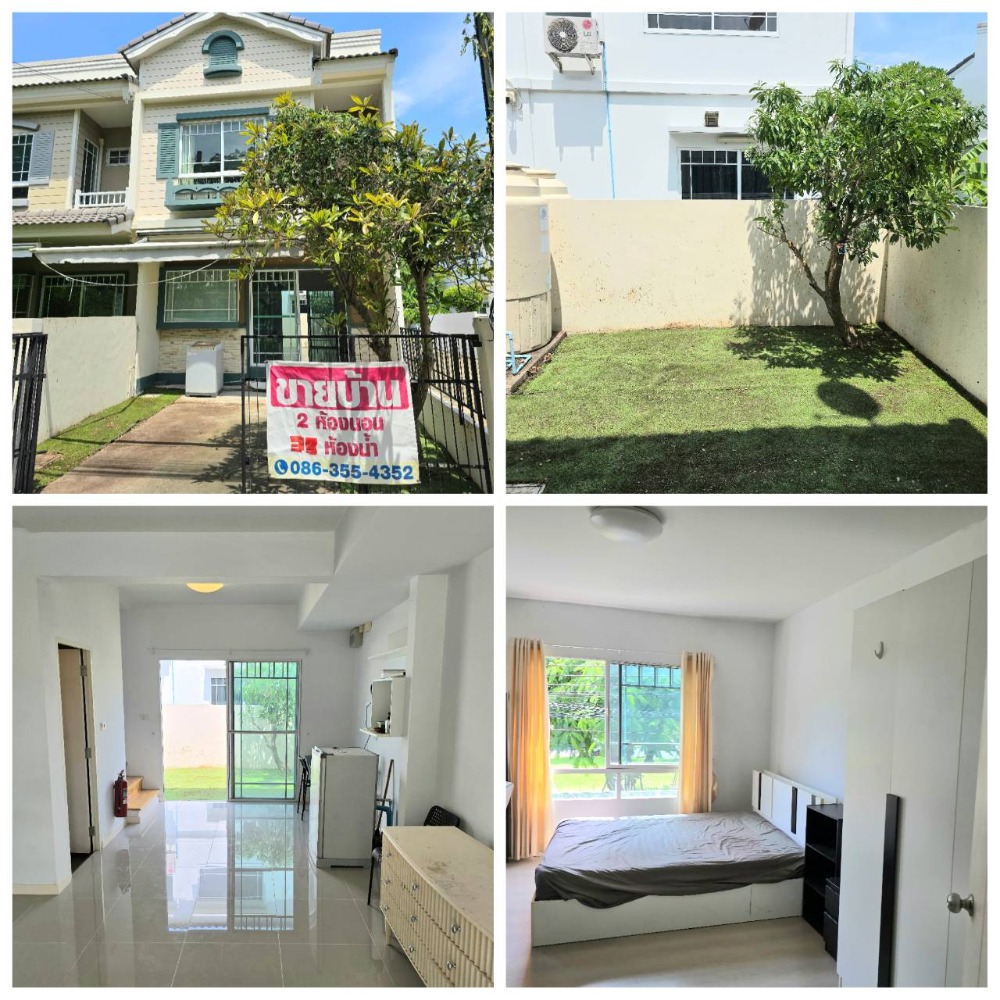 For rent/sale, luxury townhome, Villaggio Bangna project - This is your dream home! ✨ For rent only 14,000 baht/month or for sale 2.5 million baht, transfer fee split in half