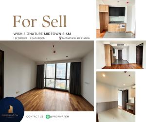 👉🏻Dont miss out on the best price!!👈🏻 Wish Signature Midtown Siam (1 bedroom, 40 sq m.) Cheapest price only 5.99 million baht. Tel.0981315848 @propmatch
