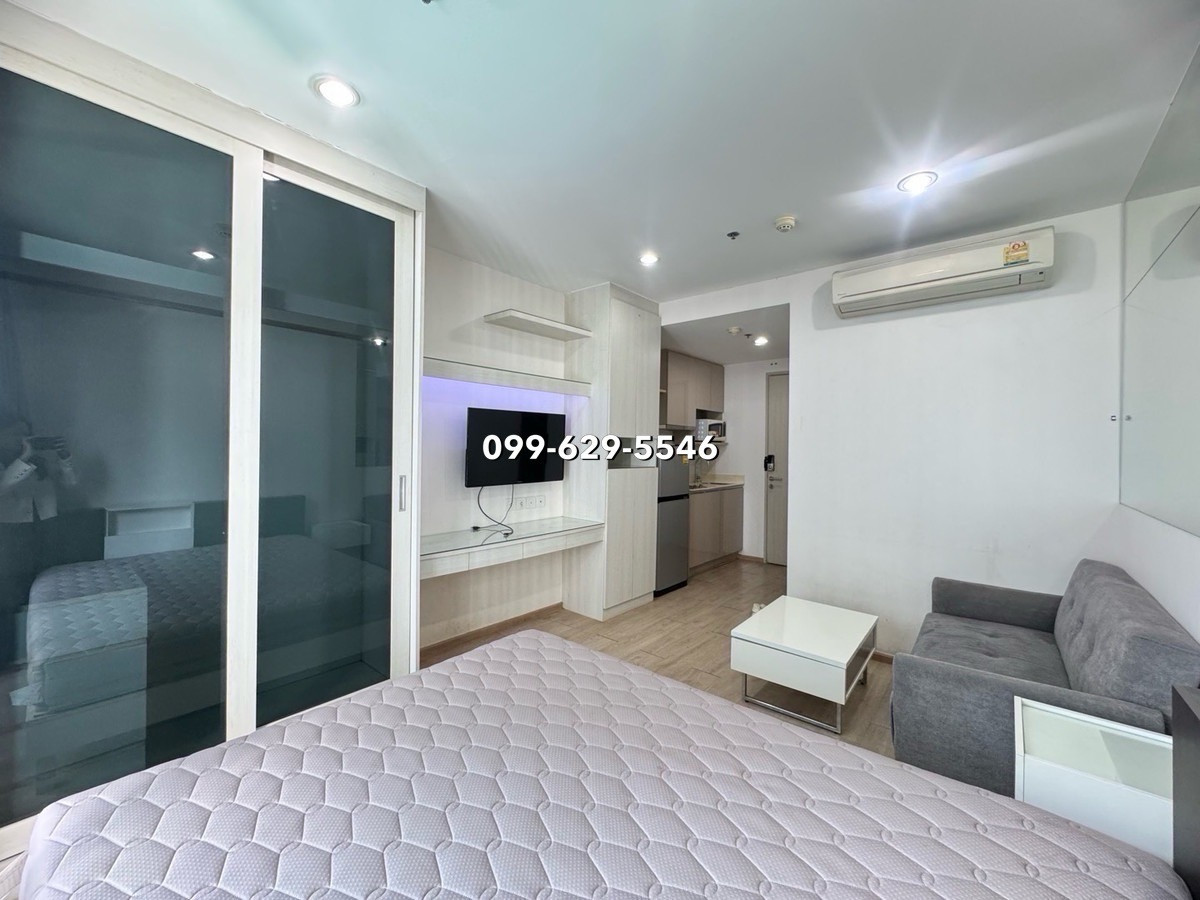 Big discount on studio room 🔥 IDEO Q CHULA MRT Samyan studio 22 sq m 4.00 MB 💖 Fully furnished, ready to move in Tel. 099-629-5546