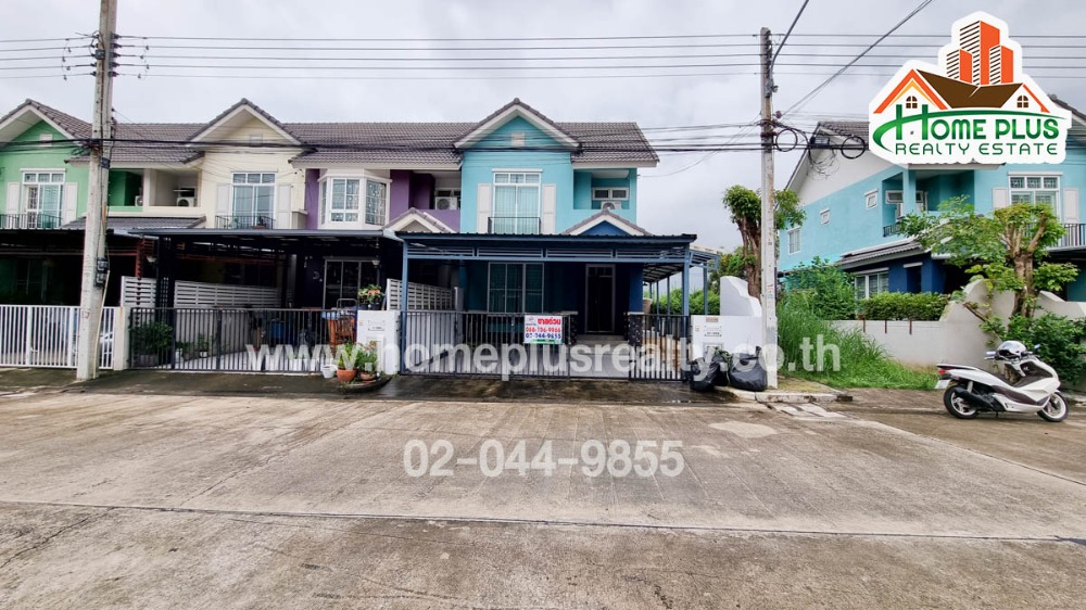 For rent/sale: The Foriec Village, Rangsit-Khlong 4 (corner house), near Market Village shopping center