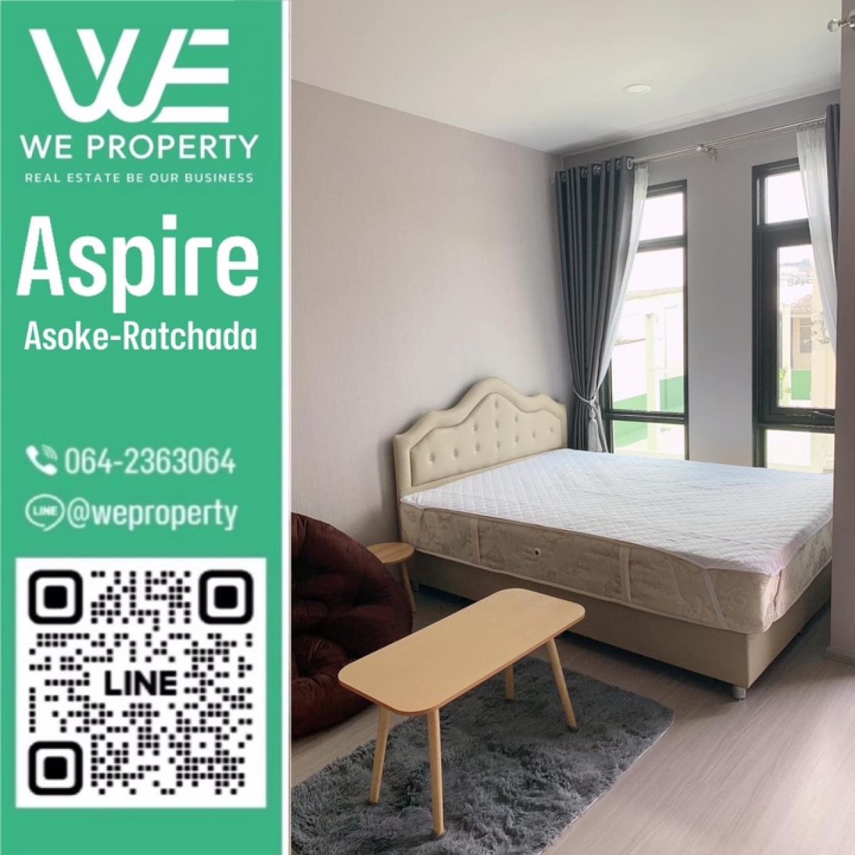 East side, room never rented out ⭐️ Aspire Asoke-Ratchada