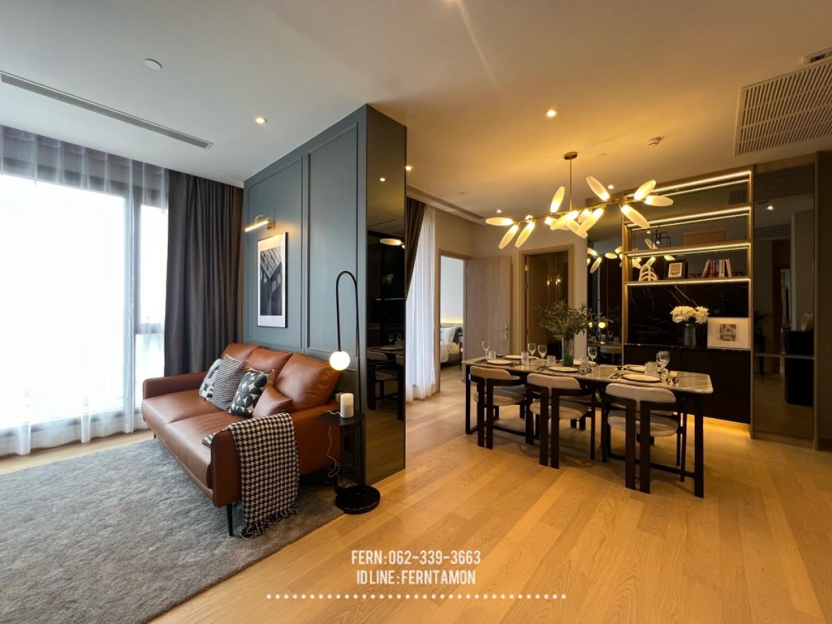 For sale: 2 bedrooms, 91.94 sq m., wide frontage plan, beautifully decorated, ready to move in, high floor, very beautiful view, Ashton Asoke Rama 9, call 062-339-3663