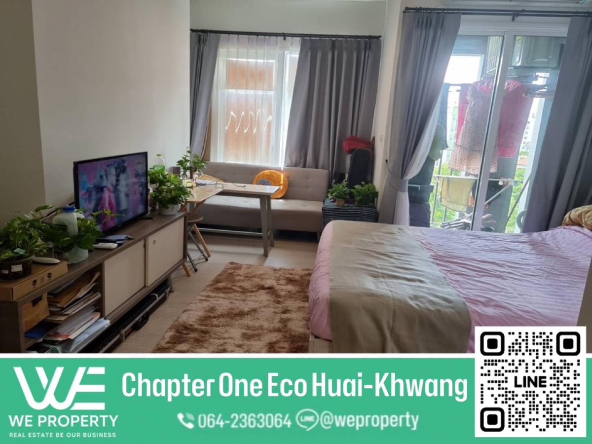 North, beautiful room, good price ⭐️Chapter One Eco Ratchada-Huai Khwang