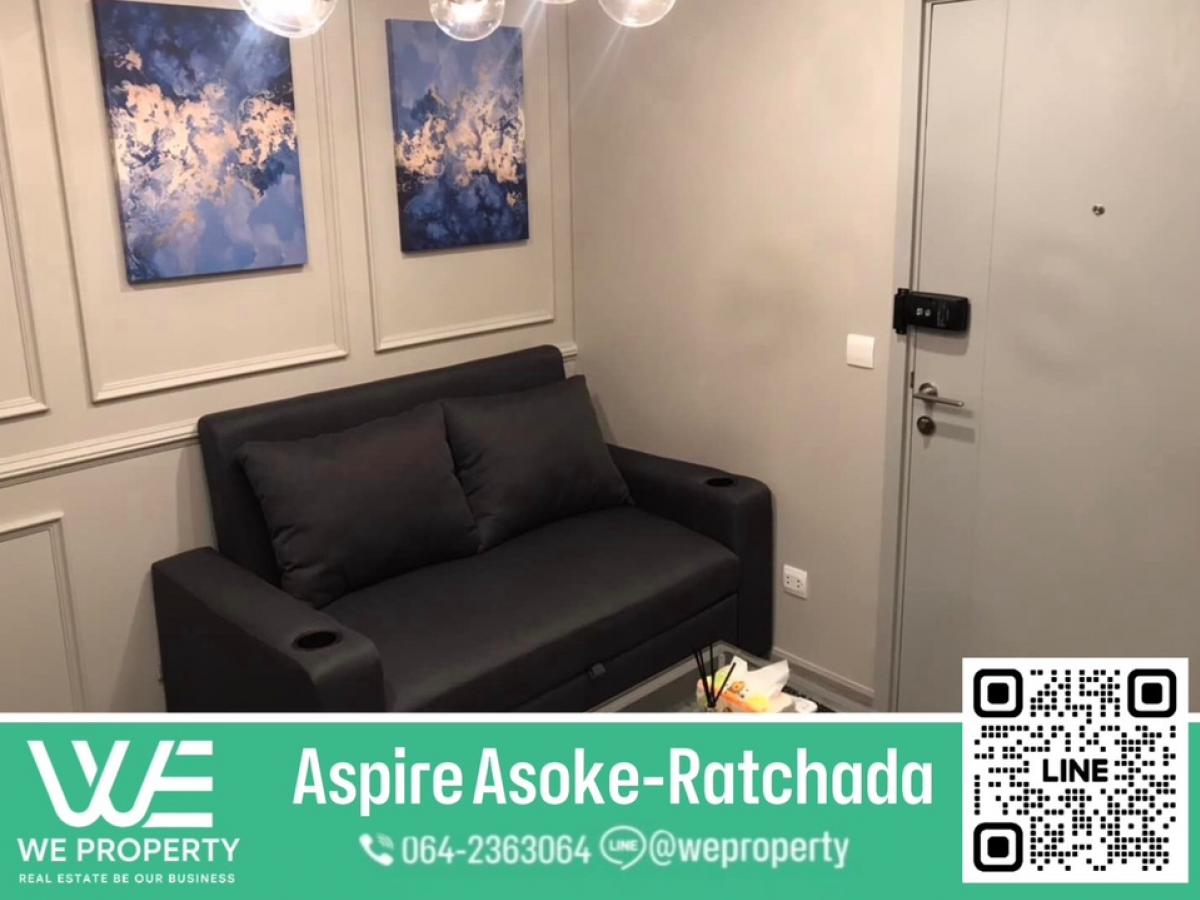 ทิศตะวันออก ห้องไม่เคยปล่อยเช่า⭐Aspire Asoke-Ratchada