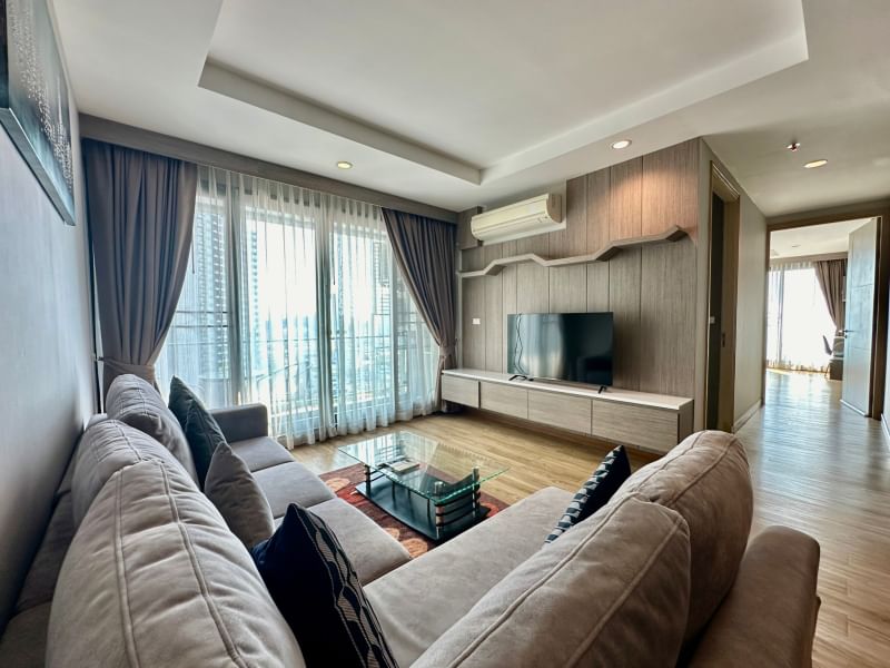 2 bedroom rental room in Ladda Plus project, beautiful room, sea view, fully furnished 2 bedroom rental room in Ladda Plus project, beautiful room, sea view, fully furnished