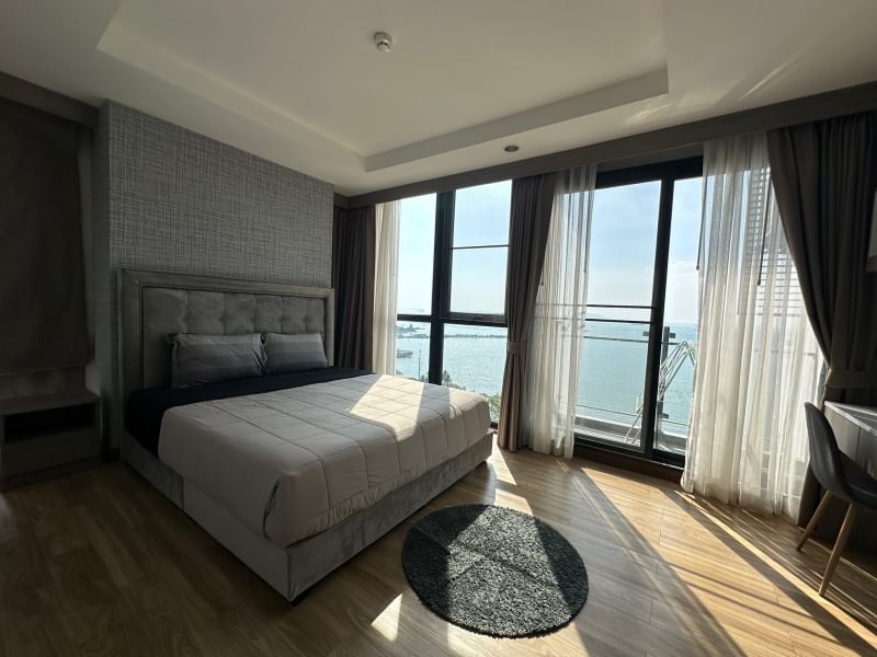 ห้องเช่า 2 ห้องนอน ในโครงการลัดดาพลัส ห้องสวย วิวทะเล ตกแต่งครบ – รูปที่ 4