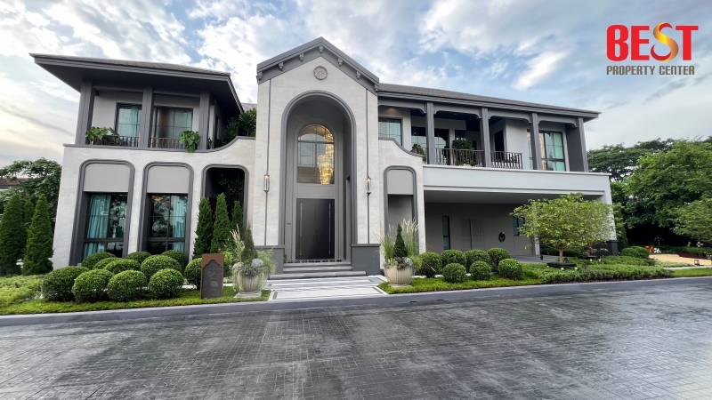 For sale: Luxury mansion Grand Bangkok Boulevard Na Uthayan, Uthayan Road, near Mahidol University, expressway and elevated parallel road, starting price 37 million baht. For sale: Luxury mansion Grand Bangkok Boulevard Na Uthayan, Uthayan Road, near Mahidol University, expressway and elevated parallel road, starting price 37 million baht.