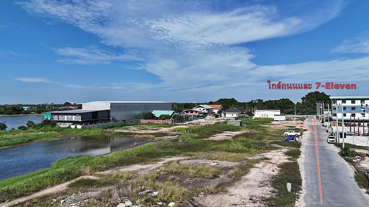 Land for rent, Bang Pu 113, area 2 rai 2 ngan, Soi Wat Rat Bamrung, near Suvarnabhumi Canal Road – รูปที่ 2