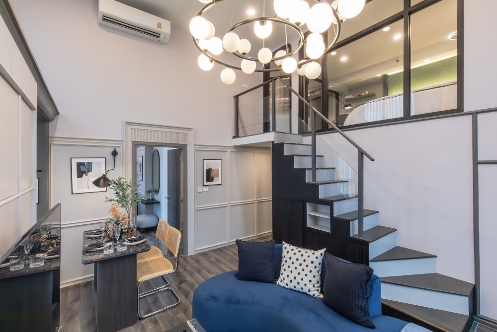 (FQ) For Sale Duplex Knightbridge space rama9 Price 14,300,000 Baht only