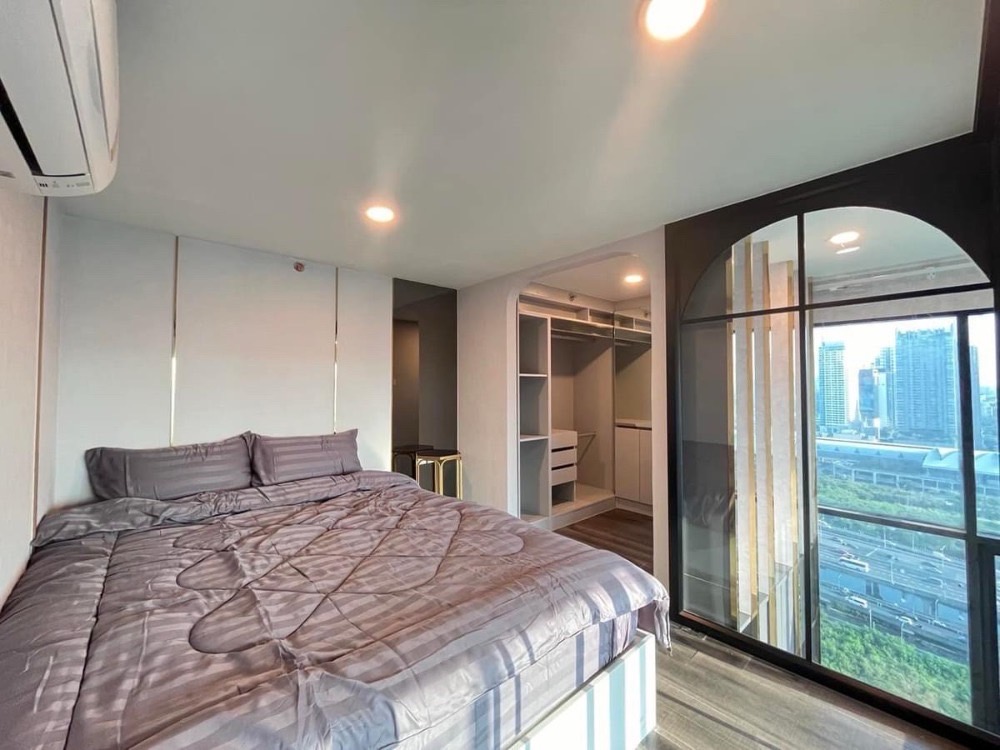 Knightbridg Space Rama9 Duplex, corner room, beautiful view, ready to move in – รูปที่ 3
