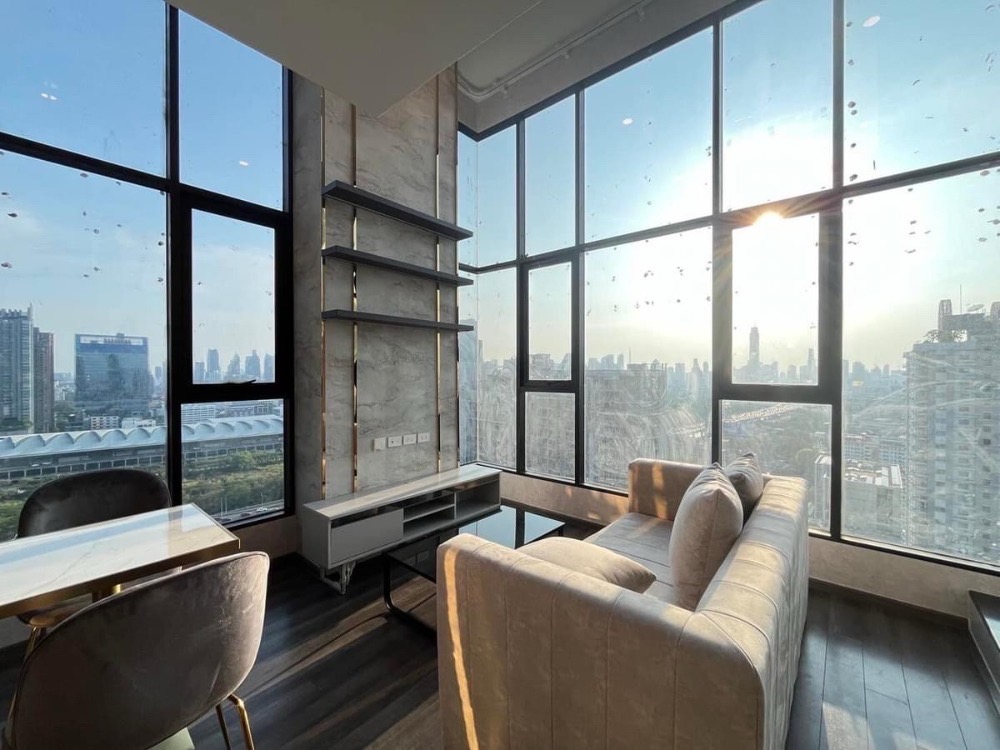 Knightbridg Space Rama9 Duplex, corner room, beautiful view, ready to move in – รูปที่ 4