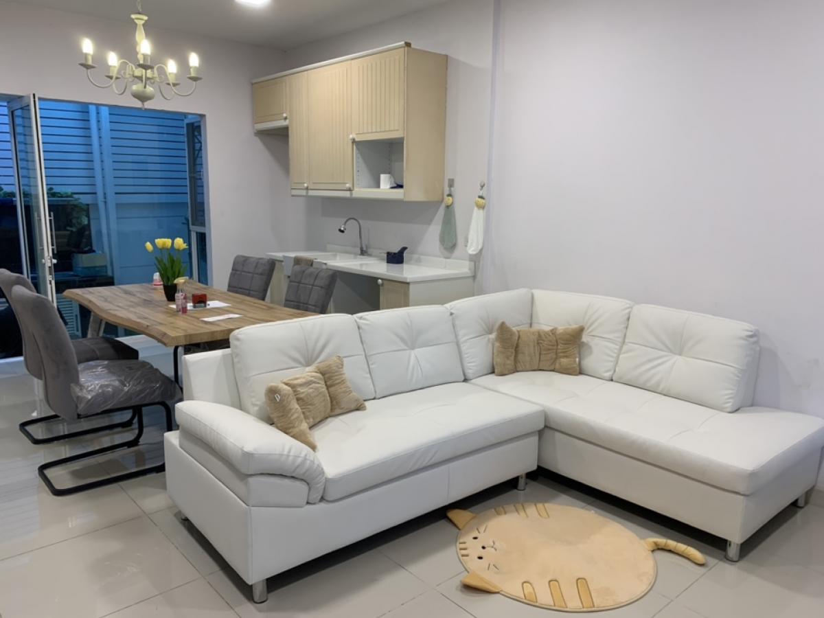 Beautiful townhouse for rent, Habitatown Watcharapol, new road – รูปที่ 2