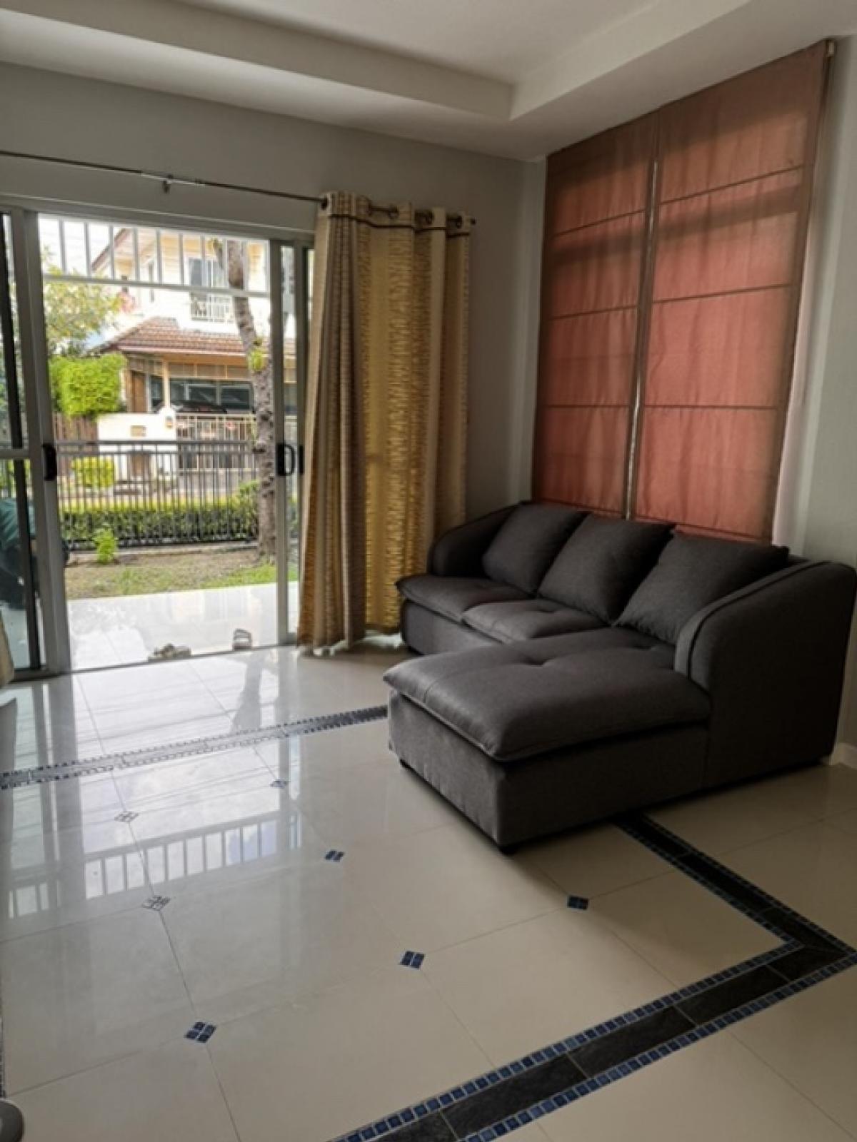 ✅For rent🏠2-storey detached house, Manthana Village, Pinklao, Rama 5, size 62.80 sq m., 3 bedrooms, 3 bathrooms, 2 cars can be parked in the house, price 23,000 baht/month 🔔Hurry up and book now. – รูปที่ 3