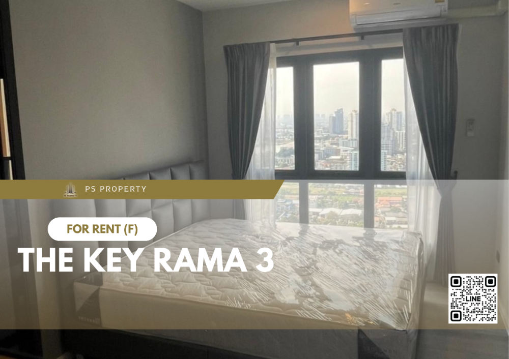 ให้เช่า 🔥 The Key Rama 3 🔥 เฟอร์นิเจอร์ และ เครื่องใช้ไฟฟ้าครบ ใกล้ BRT สถานีเจริญราษฎร์