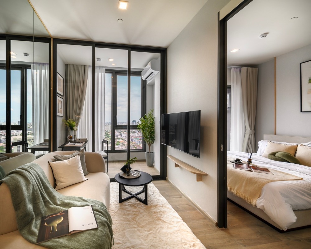 ให้เช่า 1  Bedroom Plus ห้องแต่งใหม่พิเศษ ชั้นสูง ตกแต่งสวย ครบ พร้อมเข้า – รูปที่ 2
