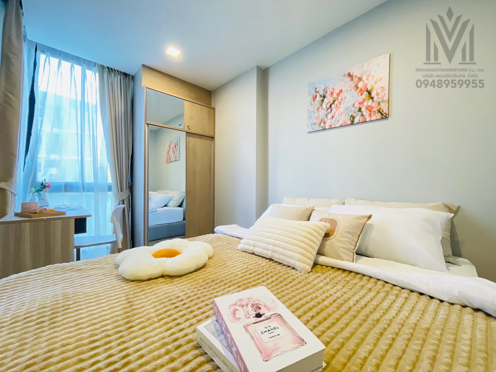 🔥For rent: Condo The Moment Ratchada 19, pets not allowed, new room, complete furniture + electrical appliances, ready to move in – รูปที่ 4