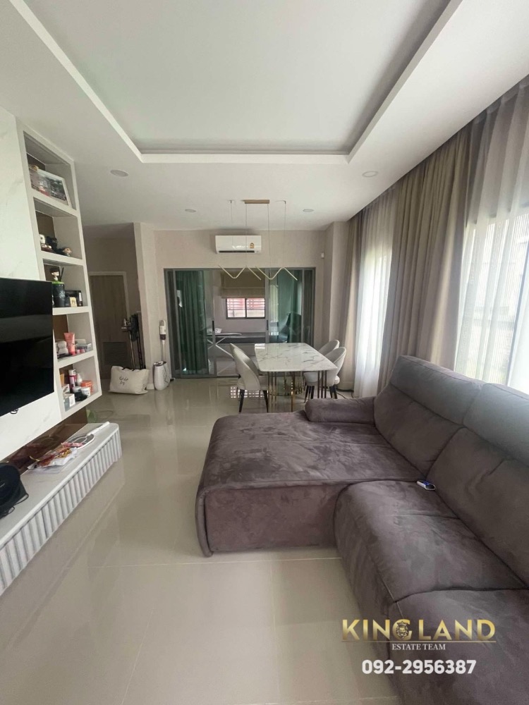 #For rent, 2-storey single house, Perfect Place Rangsit-Bangpoon, built-in, ready to move in, 3 bedrooms, 3 bathrooms, parking for 2 cars, good location, next to Udonratthaya Expressway, the front of the house faces north #Accept foreigners 📣Rental price  – รูปที่ 2