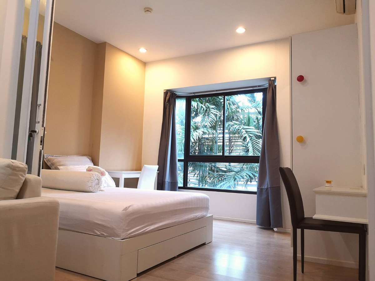 [ขายพร้อมผู้เช่า | ลงทุนคุ้ม P-95650] เอส วัน พระราม 9 เขตสวนหลวง 33 ตรม อาคาร A ชั้น 2 วิวสวนสวย ขายพร้อมเฟอร์นิเจอร์มีเครื่องซักผ้าใกล้ Airport Link หัวหมาก 1,790,000 บาท Line @easythaihome 085-592-2897