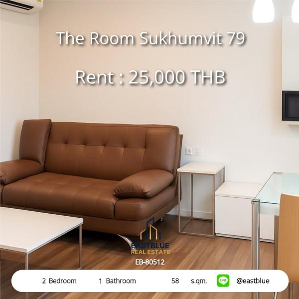 The Room Sukhumvit 79, 2 bed, 25000 per month