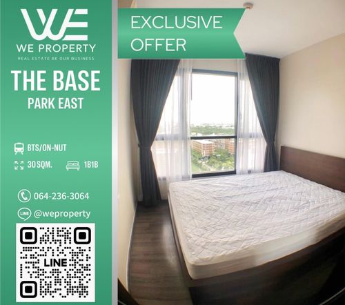 ทิศตะวันออก ห้องสวยเฟอร์ฯครบ⭐The Base Park East (เดอะ เบส พาร์ค อีสต์ สุขุมวิท 77)