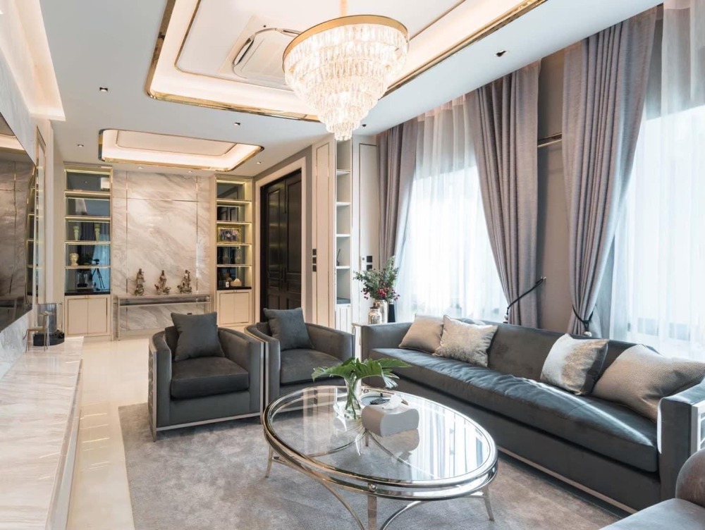 ◣ Modern Luxury ◥ Two-story single house, 5 beds | 161.00 sq.w. 580.00 sq.m. | Near SISB Thonburi 8 mins, The Circle Ratchaphruek 9 mins, Seacon Bangkae 10 mins