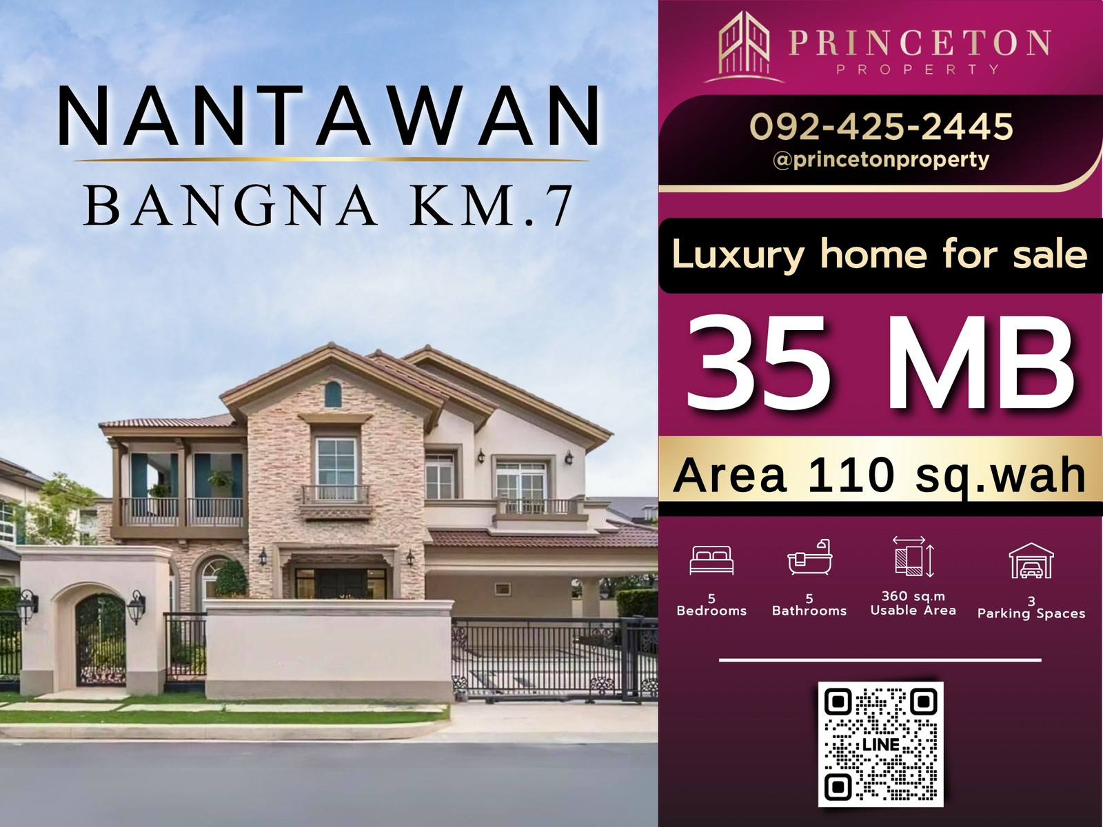 For Sale Nantawan Bangna KM.7 📞092-4252445