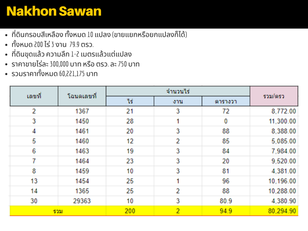 ขายที่ดินในตัวเมืองนครสวรรค์ ติดทางเลี่ยงเมือง (31/10/2024) – รูปที่ 3