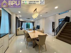 ** 4 Bedrooms Luxury Single House for Rent ** Nantawan Rama 9-New Krungthepkreetha