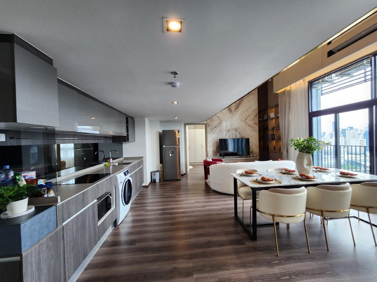For Rent 🍀 IDEO Rama9 - Asok (Duplex) ห้องใหญ่ แต่งสวย ลักซ์ซู หรูหรา✨️ – รูปที่ 3