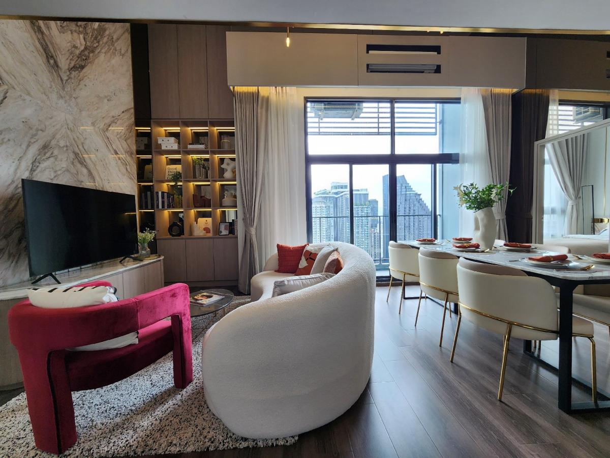 For Rent 🍀 IDEO Rama9 - Asok (Duplex) ห้องใหญ่ แต่งสวย ลักซ์ซู หรูหรา✨️ – รูปที่ 2