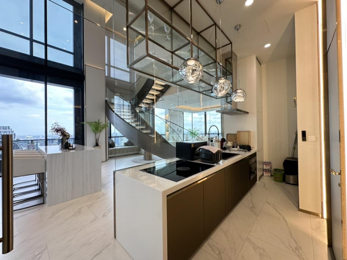 Rental : Penhouse Duplex At The Esse Sukhumvit 36 , 2 bedroom 3 bathroom 2 Living room 1 Kitchen Room ( 4 Parking Fix 2 Not Fix 2 ) , Size 278.92 S.qm , 39-40 Floor – รูปที่ 2