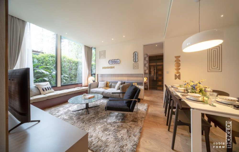 🔥Combine 2 Beds 2 Baths 63.54 sq.m. High Fl. 10+ Good Location BTS Thong Lo at Noble Form Thonglor Condo / Condo For Sale 🔥Combine 2 Beds 2 Baths 63.54 sq.m. High Fl. 10+ Good Location BTS Thong Lo at Noble Form Thonglor Condo / Condo For Sale