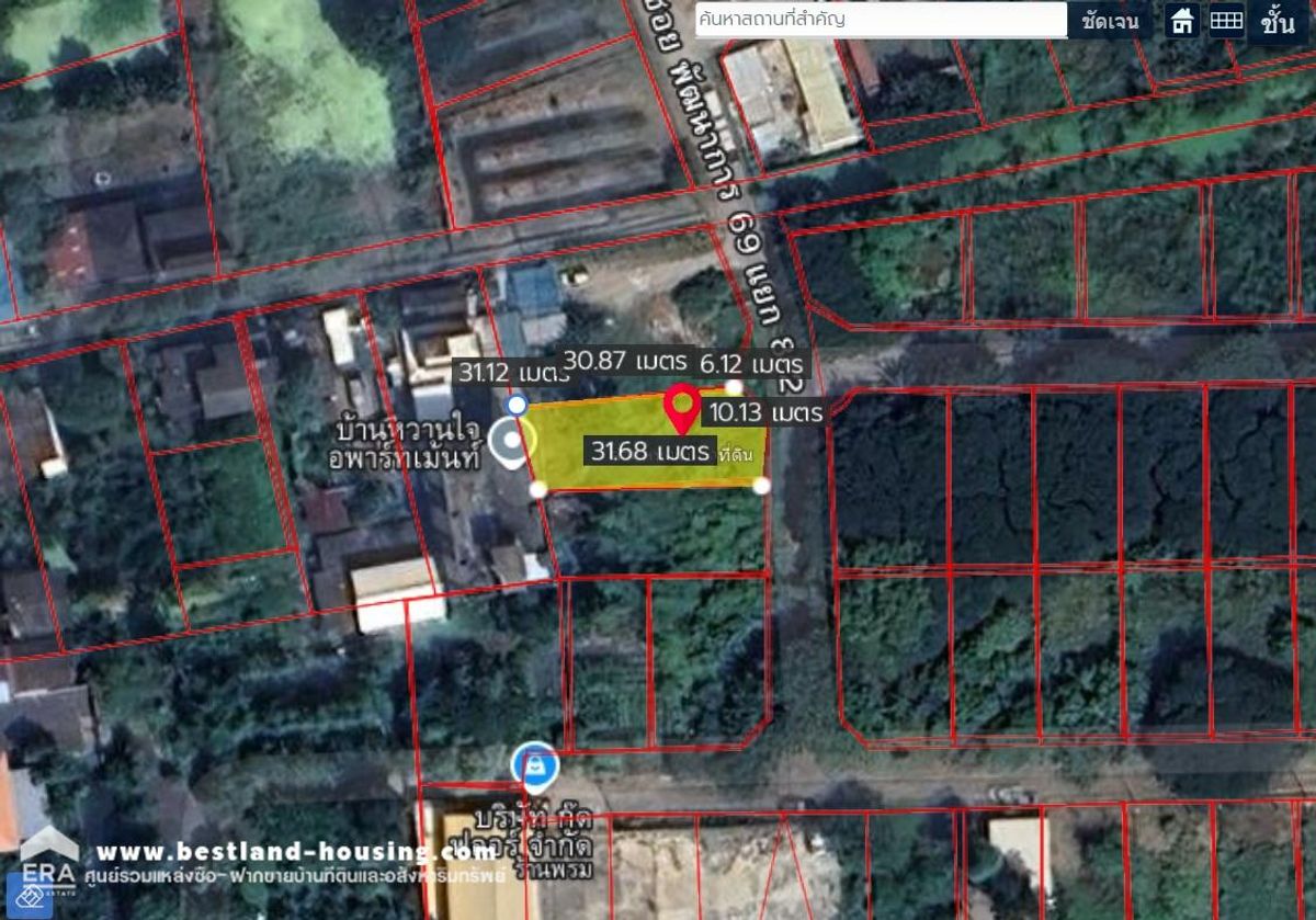 ขายที่ดิน97ตร.วา หมู่บ้าน เมืองทอง การ์เด้นส์ พัฒนาการ ถนนพัฒนาการ69 เขตประเวศ เหมาะสำหรับปลูกบ้านอยู่อาศัย ขายที่ดิน97ตร.วา หมู่บ้าน เมืองทอง การ์เด้นส์ พัฒนาการ ถนนพัฒนาการ69 เขตประเวศ เหมาะสำหรับปลูกบ้านอยู่อาศัย