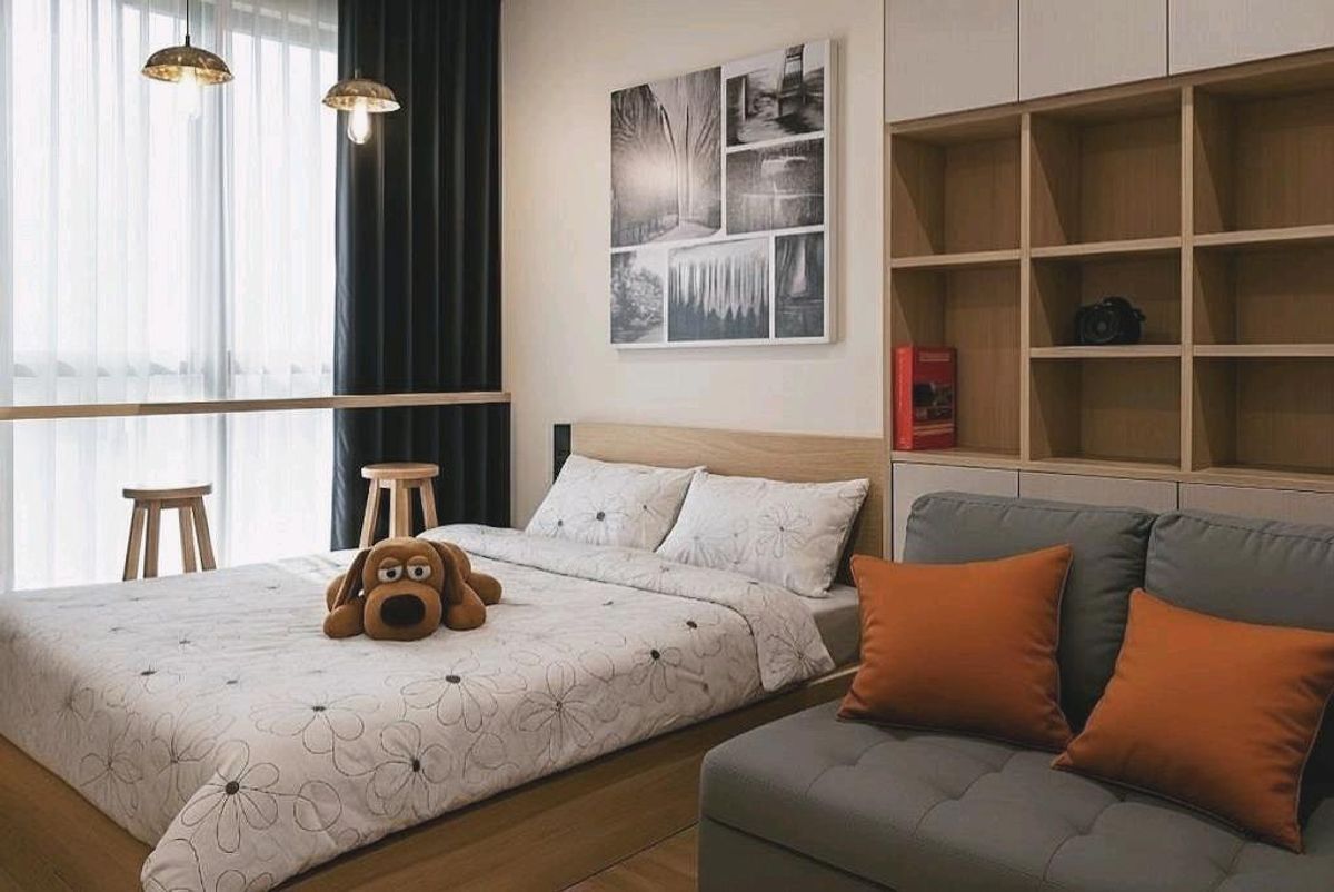 North direction, beautiful room, high floor, fully furnished⭐Noble Revolve Ratchada 1 (Noble Revolve Ratchada 1) – รูปที่ 2