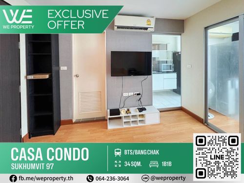 ห้องสวยเฟอร์ฯครบ ราคาดีที่สุด⭐Casa Condo Sukhumvit 97 (คาซ่า คอนโด สุขุมวิท 97)
