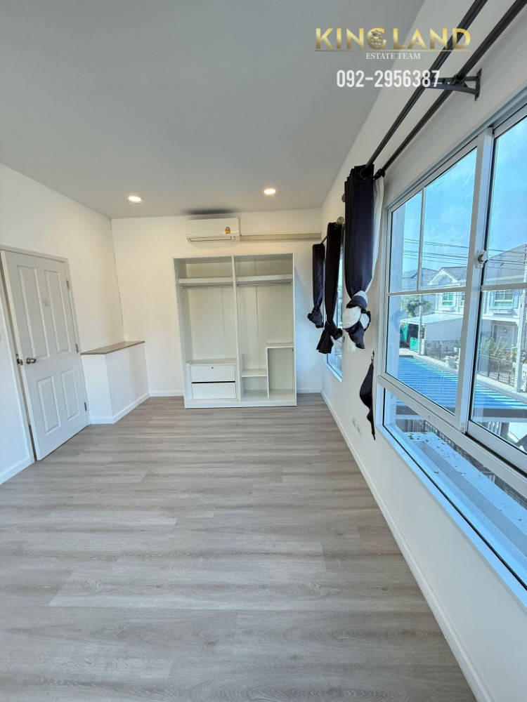 🏠#Townhouse for rent, 2 floors, Modi Villa, Rangsit Khlong 7, next to the main road Rangsit - Nakhon Nayok, 3 bedrooms, 2 bathrooms, convenient transportation, near Thanyaburi Road 🌟Rental price 12,000/month🌟 – รูปที่ 3
