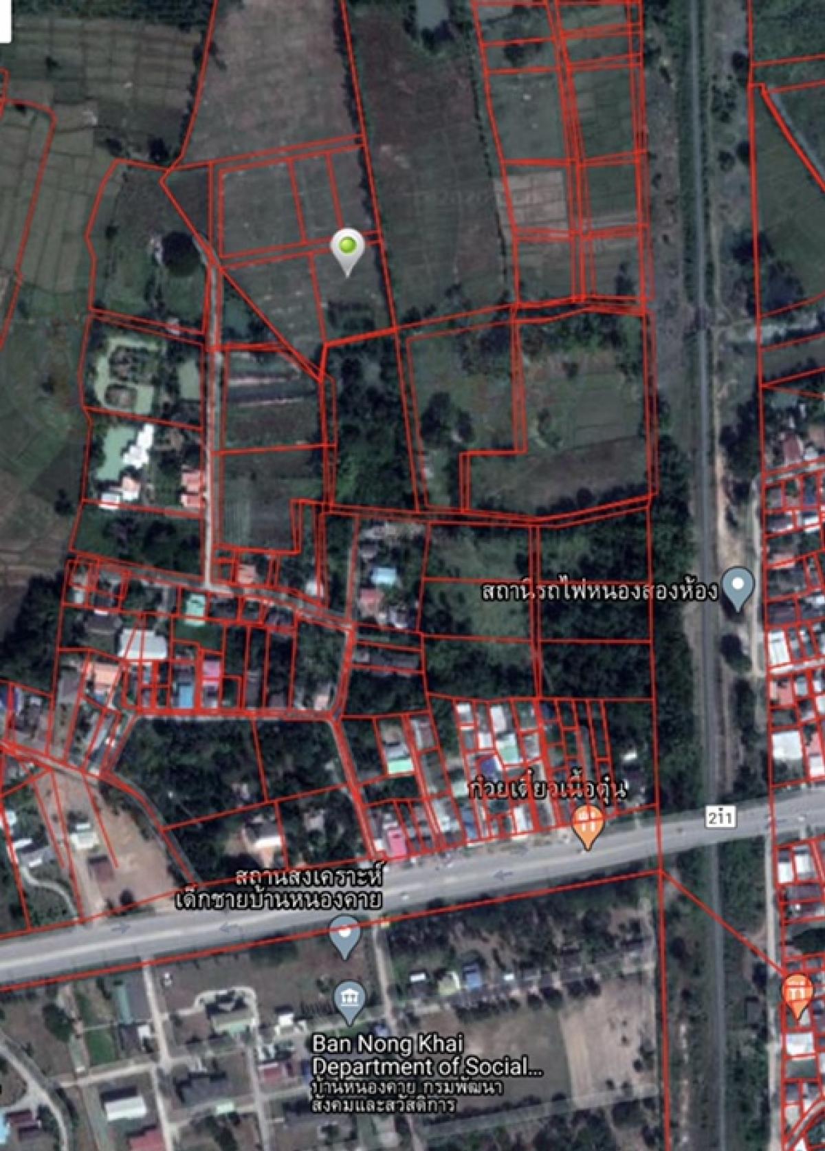 Land for sale in Nong Khai province, near the Thai-Laos Friendship Bridge Thai-Chinese high-speed electric train