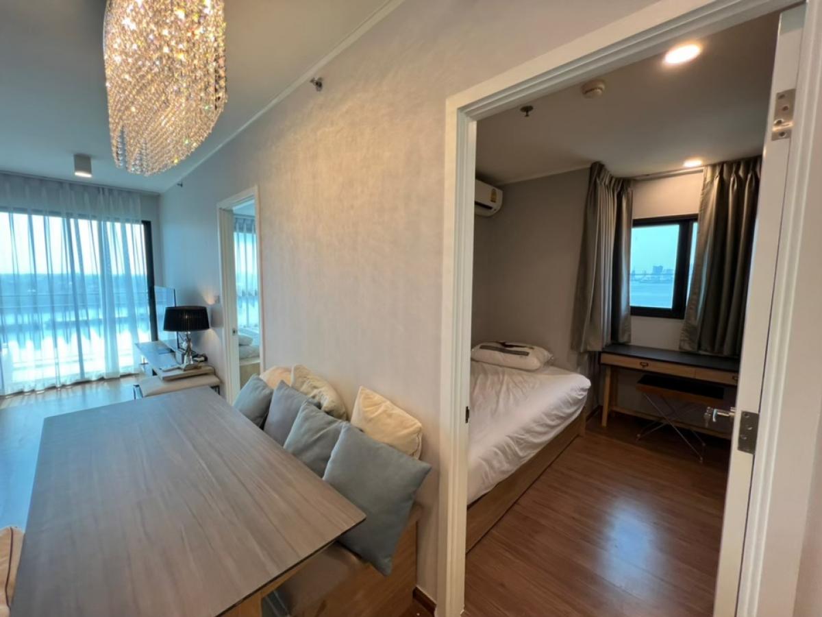 The Most Beautiful Riverfront Room for rent2 Bedroom 1 Bath 55 sqm.11th floorU delight Riverfront Residentห้องสวยริมน้ำห้องแม่น้ำเจ้าพระยาวิวหายากสวยที่สุดในตึกชั้น 11 สองห้องนอนหนึ่งห้องน้ำขนาด 55 ตารางเมตรคอนโดยูดีไลท์ลิสต์เรสซิเดนซ์ – รูปที่ 2