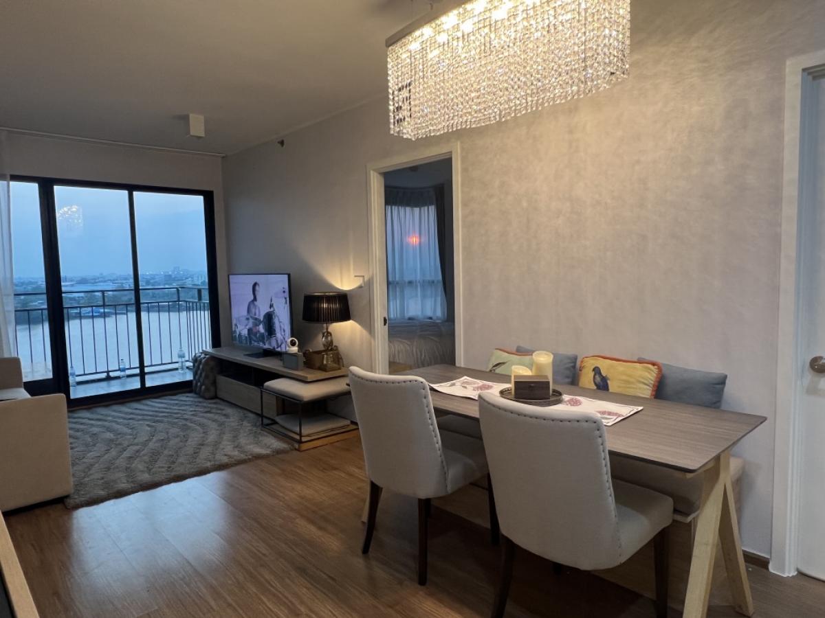 The Most Beautiful Riverfront Room for rent2 Bedroom 1 Bath 55 sqm.11th floorU delight Riverfront Residentห้องสวยริมน้ำห้องแม่น้ำเจ้าพระยาวิวหายากสวยที่สุดในตึกชั้น 11 สองห้องนอนหนึ่งห้องน้ำขนาด 55 ตารางเมตรคอนโดยูดีไลท์ลิสต์เรสซิเดนซ์ – รูปที่ 4