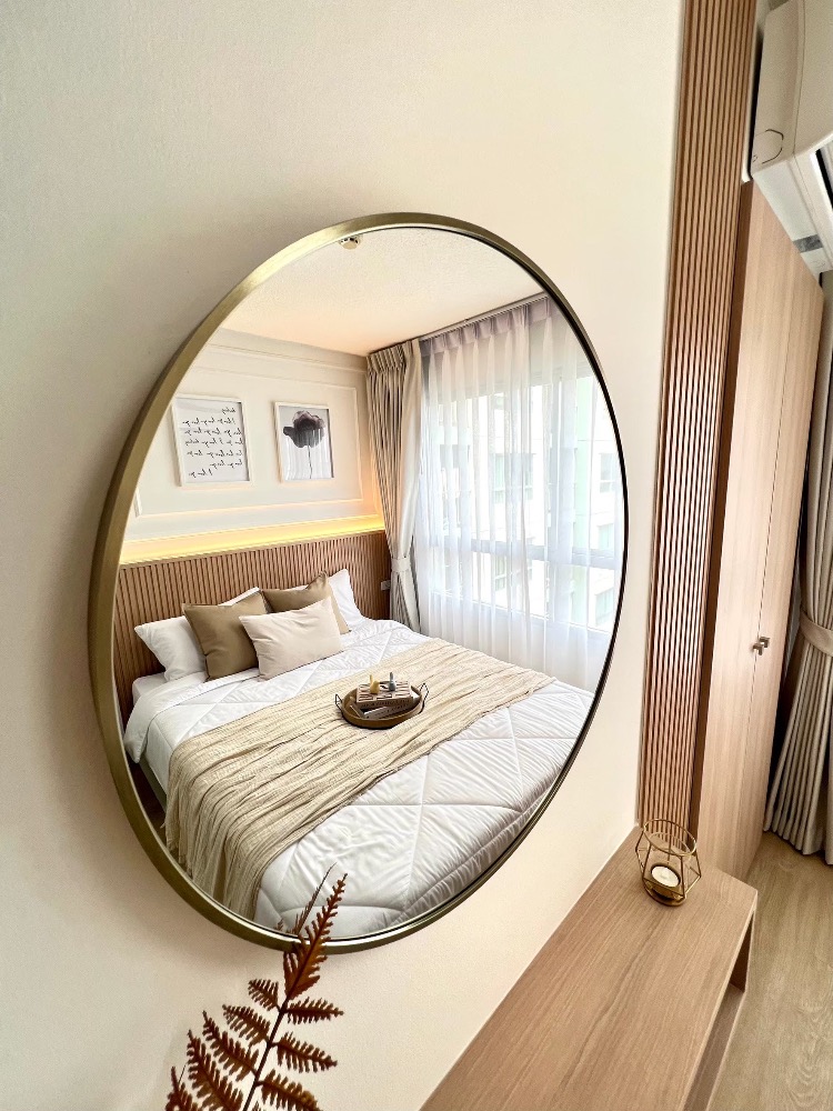 #Lumpini Ville On Nonthach Lat Krabang 2, large condo room, on the road, near Suvarnabhumi Airport, you must be determined❗
