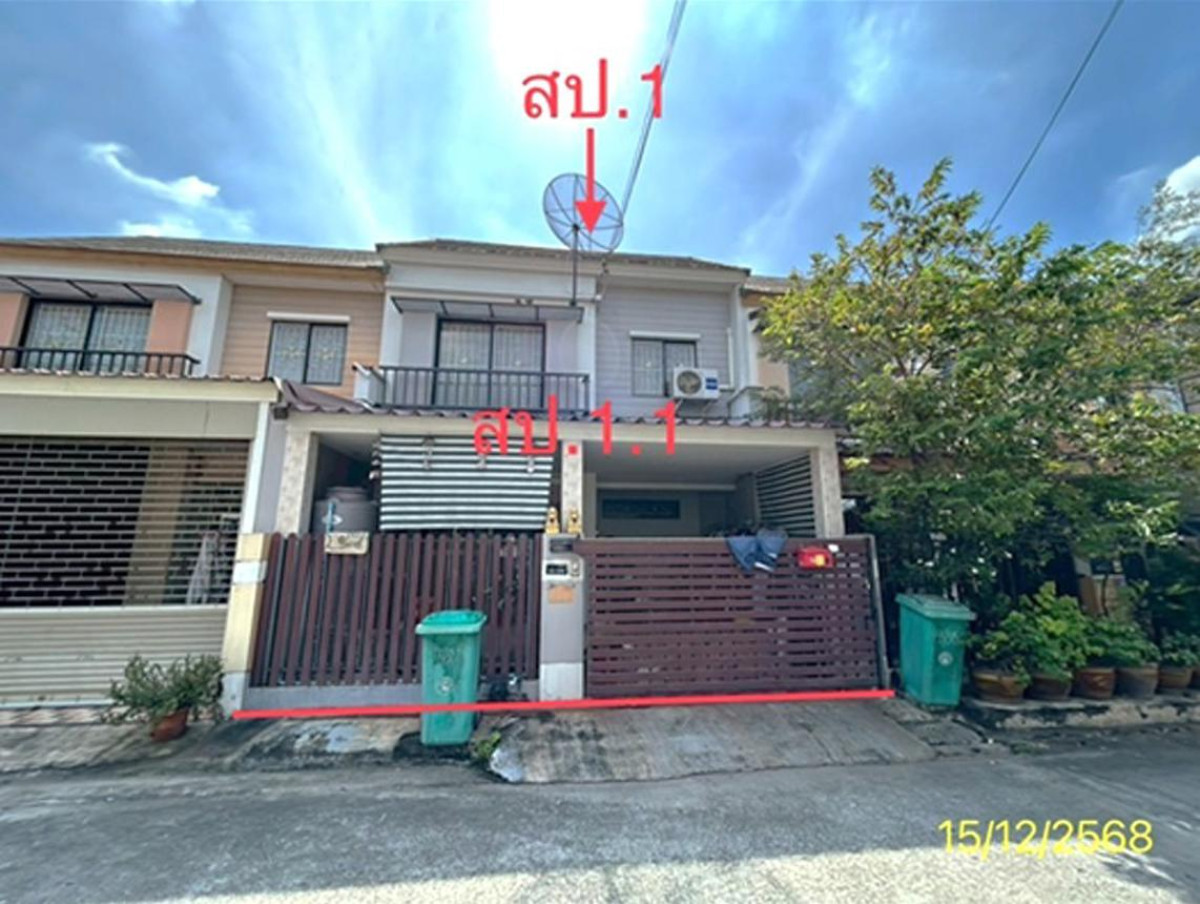 For Sale Townhouse/Townhome , Baan Pruksa 40 Rangsit Klong 3 , Khlong Sam , khlong Luang , Pathum Thani , CX-152744
